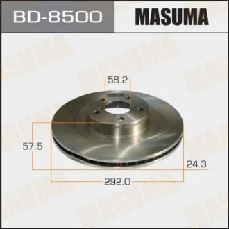 Диск тормозной передний Subaru Forester, Impreza, Legasy, Outback (02-06) (Кратно 2 шт) Masuma MASUMA BD8500