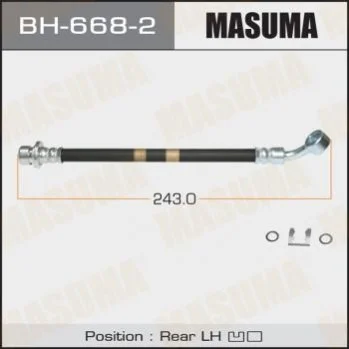 Шланг тормозной MASUMA BH6682 (фото 1)