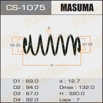 Пружина задняя Toyota Auris, Corolla (06-13) MASUMA CS1075