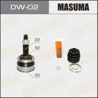 ШРУС 29x52x22 CHEVROLET AVEO (T250, T255), CHEVROLET LACETTI (J200)  MASUM MASUMA DW02