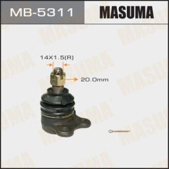 Опора кульова передній верх ISUZU D-MAX I (TFR, TFS) 02-12, D-MAX I (TFR, TFS) 06-12/OPEL FRONTERA B (98-04) MASUMA MB5311