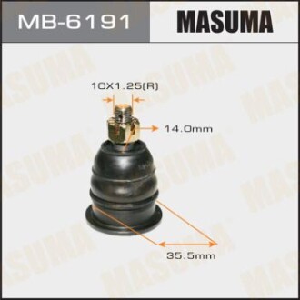 Опора шаровая передн верхн EG#, EH1, EK#, EJ7 HONDA ACCORD IX 2.4 (MB-6191) MASUMA MB6191