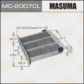 Фильтр салона угольный  MASUMA MC2007CL