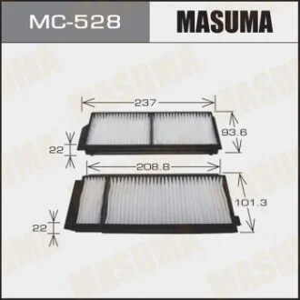 Фильтр салона MAZDA 5 (CW) 2.0, 1.6 CD, 1.8 MZR (10-15)/MAZDA 6  (2 шт) M MASUMA MC528