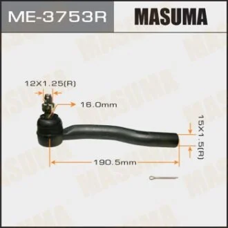Наконечник рулевой правый Toyota Camry (03-) Masuma MASUMA ME3753R