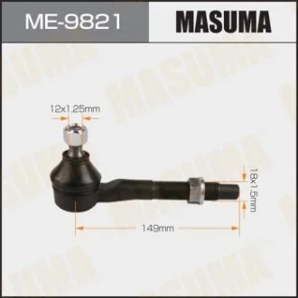 Наконечник SAI, AVENSIS / AZK10, ZRT270L часть тяги MASUMA ME9821