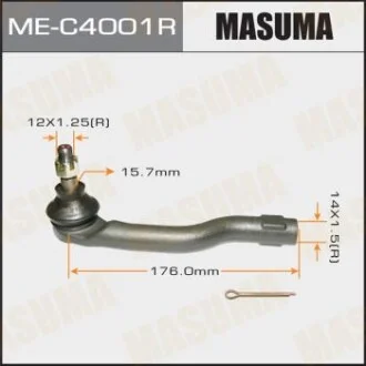 Наконечник рульової тяги Masuma MASUMA MEC4001R