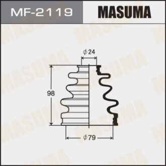 Пыльник ШРУСа наружного Mazda 6 (12-)/ Toyota Corolla (00-06), Prius (00-05) (MF MASUMA MF2119