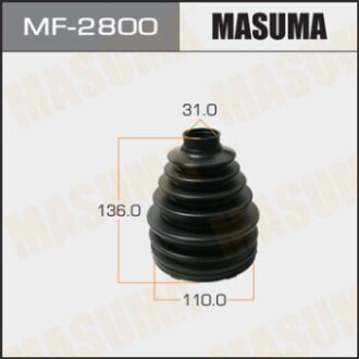 Пыльник ШРУСа MF-2800 (пластик) + спецхомут MASUMA MF2800