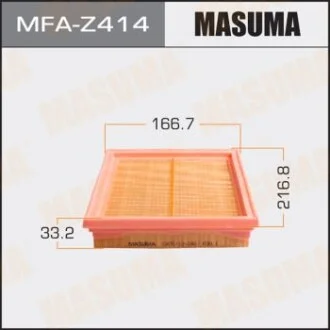 Фильтр воздушный A4501 MAZDA/ MAZDA2 03-  MASUMA MFAZ414