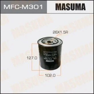 Фильтр масляный Mitsubishi L200 (05-), Pajero Sport (09-15) D 2.5  MASU MASUMA MFCM301