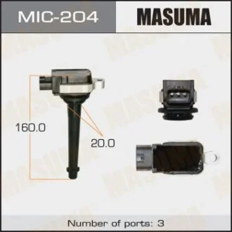 Катушка зажигания Nissan Micra, Qashqai, Note 1.6, X-Trail 2.0 (-14)  Masuma MASUMA MIC204