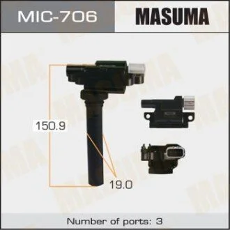 Котушка запалювання Suzuki SX4/M16A Аналог MIC-705  MASUMA MIC706