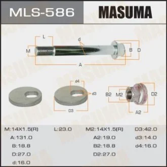 Болт развальный Mitsubishi Pajero (06-) Masuma MASUMA MLS586