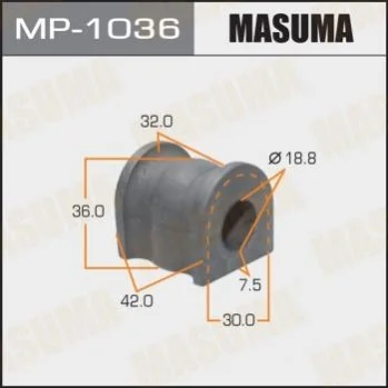 Втулка стабилизатора заднего Mazda 6 (02-07) (Кратно 2 шт) Masuma MASUMA MP1036 (фото 1)