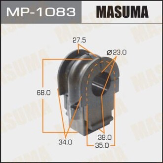 Втулка стабилизатора переднего Nissan Juke (10-), Qashqai (06-13), X-Trail (14-) MASUMA MP1083