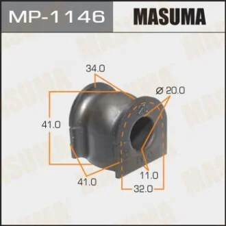 Втулка стабилизатора переднего Honda CR-V (06-13), Jazz (09-11) (Кратно 2 шт)  Masuma MASUMA MP1146