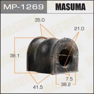 Втулка стабилизатора переднего Honda City (04-) (Кратно 2 шт)  Masuma MASUMA MP1269