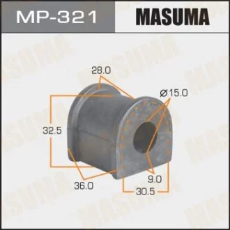 Втулка стабилизатора заднего Toyota Corolla (-00) (Кратно 2 шт)  Masuma MASUMA MP321