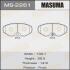 Колодки тормозные передн FIAT DUCATO (06-16), NISSAN MAXIMA MASUMA MS2261 (фото 1)