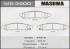 Колодка тормозная передняя Mitsubishi L200 (07-), Pajero Sport (09-15) MASUMA MS3900 (фото 1)