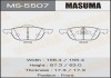 Колодка тормозная передняя Ford Focus (04-)/ Mazda 3 (03-), 5 (05-15) MASUMA MS5507 (фото 1)