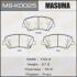 Колодки тормозные передн HYUNDAI i20 (14-21), KIA CEED (12-20) MASUMA MSK0025 (фото 1)