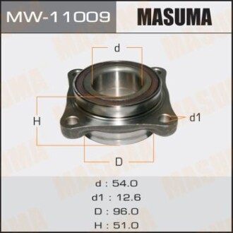 Ступица колеса передн GX470/ UZJ120 (with ABS) MASUMA MW11009