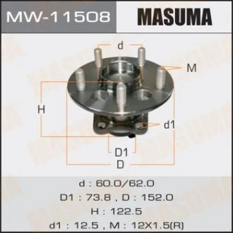 Ступица колеса задн TOYOTA COROLLA/ NRE150L MASUMA MW11508