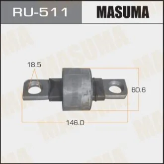 Сайлентблок передний заднего продольного рычага MASUMA RU511