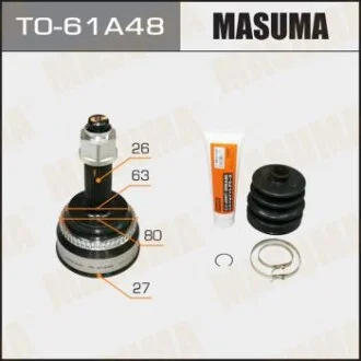 ШРУС наружный Toyota Camry (01-06) (нар:26/вн:27) Masuma MASUMA TO61A48