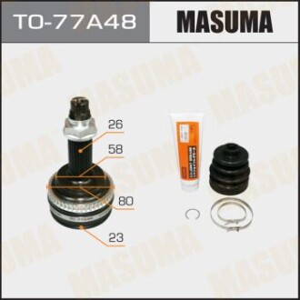 ШРУС наружный Toyota Prius (-09) (нар 26/вн 23) MASUMA TO77A48