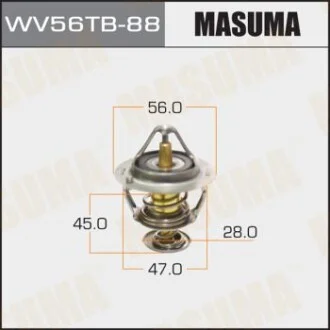 Термостат системи охолодження Toyota Auris 88°C MASUMA WV56TB88