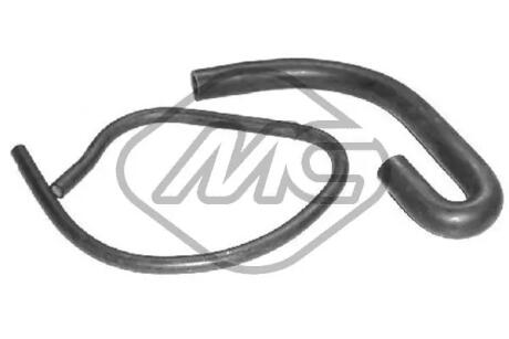 Патрубок системи охолодження ДВЗ Renault Clio (91-) Metalcaucho 08818