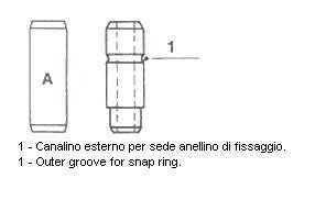 Направляюча клапана IN/EX OPEL 1.6D/1.7D 8MM Metelli 01-2362