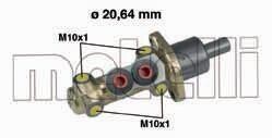 Циліндр гальмівний (головний) Metelli 05-0207