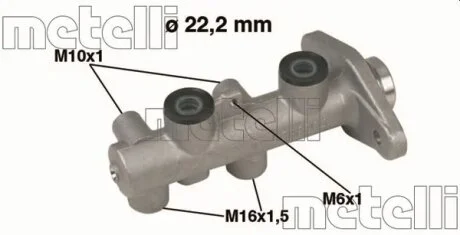 Циліндр гальмівний головний Metelli 05-0345