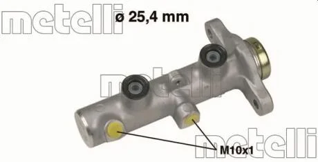 Циліндр гальмівний головний Metelli 05-0652