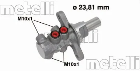 Циліндр гальмівний головний Metelli 05-0678