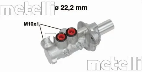 Циліндр гальмівний головний Metelli 05-0740