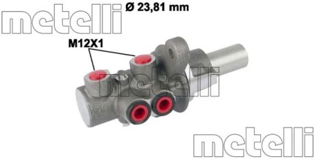 Циліндр гальмівний (головний) Metelli 05-0779
