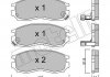 Комплект гальмівних колодок (дискових) Metelli 22-0224-0 (фото 1)