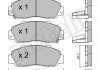 Комплект гальмівних колодок (дискових) Metelli 22-0298-0 (фото 1)