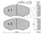 Комплект гальмівних колодок (дискових) Metelli 22-0325-0 (фото 2)