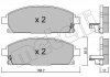 Комплект гальмівних колодок (дискових) Metelli 22-0406-1 (фото 1)