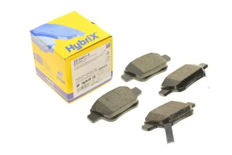 Комплект гальмівних колодок (дискових) Metelli 22-0451-0