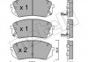 Комплект гальмівних колодок (дискових) Metelli 22-0783-1 (фото 1)