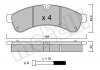 Комплект гальмівних колодок (дискових) Metelli 22-0851-0 (фото 1)