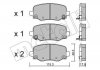 Комплект гальмівних колодок (дискових) Metelli 22-1002-1 (фото 1)