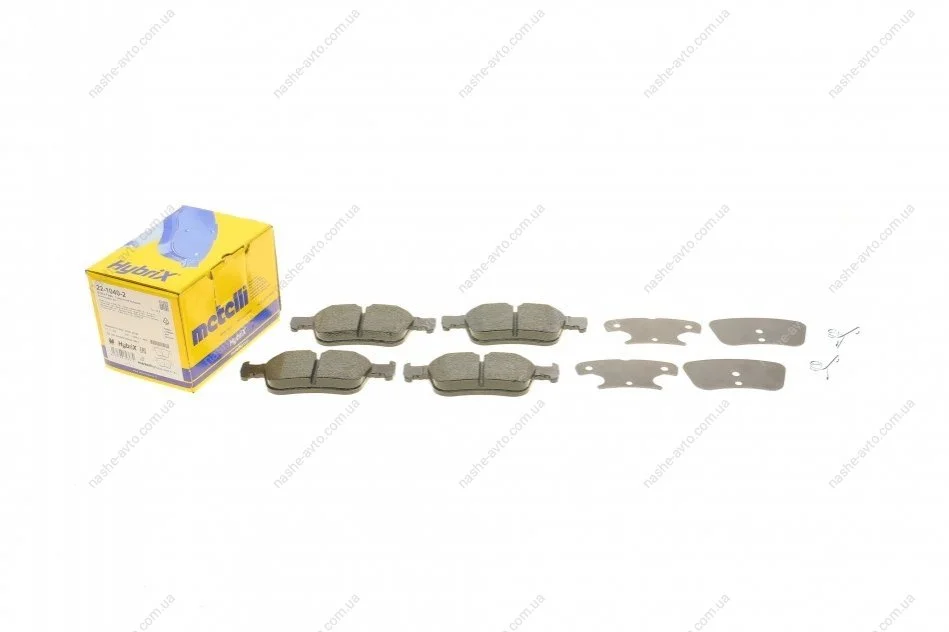 Комплект гальмівних колодок (дискових) Metelli 22-1040-2 (фото 1)